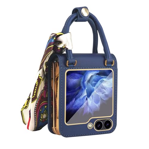 Housse Samsung Galaxy Z Flip 6 : élégante petite coque bleue
