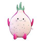 xinyawl Juguete de Peluche 60cm Livraison Directe Dragon Fruits En Peluche Oreiller En Peluche Nourriture Pour Animaux Pitaya Coussin Poupée Jouets En Peluche Pour Bébé Enfants