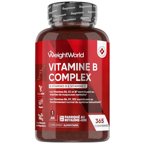 Vitamine B Complex - 365 Micro-Comprimés Vegan - Multivitamines a...