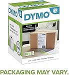 DYMO LW Extra-Large Shipping Labels for LabelWriter 5XL and 4XL Label Printers Only, 4" x 6" (104 x 159 mm) Stickers, Black Print, White Label Maker Tape, 1 Roll of 220