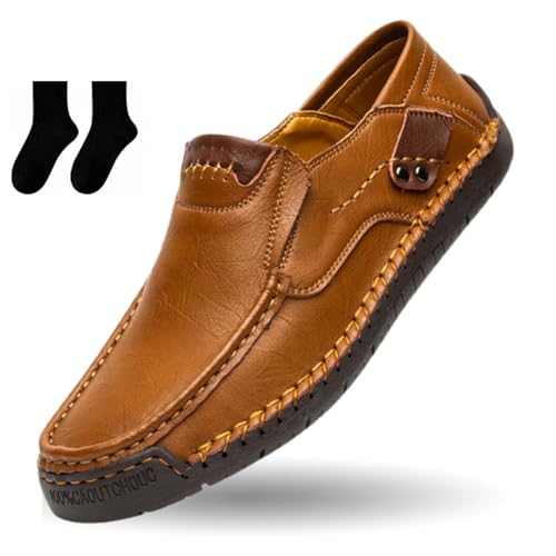 Ideacloth Shoes for Men, Enjerr Orthopedic Shoes, Men's Waterproof Fashion Orthopedic Shoe, Slip On Shoe Comfortable