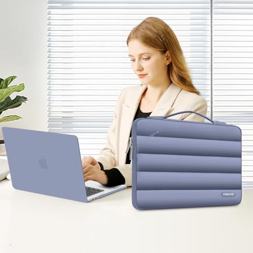 Image of MOSISO Compatible with MacBook Air 15 inch Case M5 2026 M4 M3 M2 2025-2023 | A3448 A3241 A3114 A2941, Protective Hard Shell Case&Puffy Sleeve Bag&Keyboard Skin&Webcam Cover&Screen Film, Lavender Gray