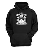 Grumpy Cat Shut Up Sound Meme_KK016665 Hoody Hoodie Hooded Sweatshirt Sweater Weihnachten Christmas Geschenk for Men Women Fashion - 2XL - Black