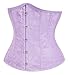 YUNAR Women Cottage Core Fancy Waist Trimmer Cincher Fashion Corset Belt (Purple,XL)