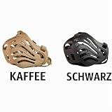 Diketone Maulkorb für Hunde,Für Kleine, Mittlere und Große Hunde,Material Silikon,Verhindert Das Beißen, Kauen Und Bellen (Kaffee, XXL)