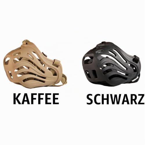 Diketone Maulkorb für Hunde,Für Kleine, Mittlere und Große Hunde,Material Silikon,Verhindert Das Beißen, Kauen Und Bellen (Kaffee, XXL)