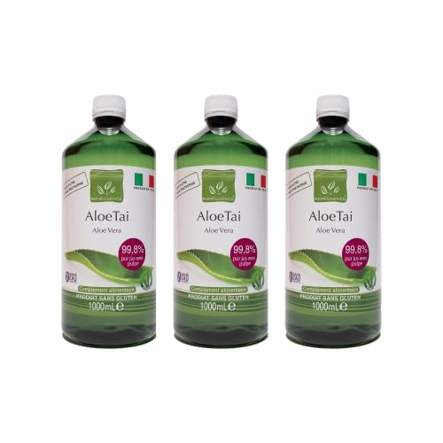 Benessence - Jus d'Aloe Vera avec Pulpe - 3L, Gel, Pour Digestion