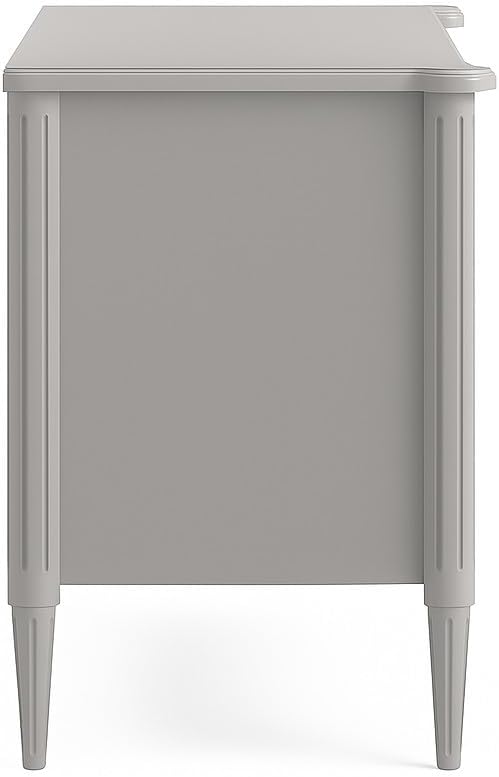 Design House Oxford Chest with Drawers, Gray, 31.5 in H x 35.4 in W x 19.7 in D, 228353-GR