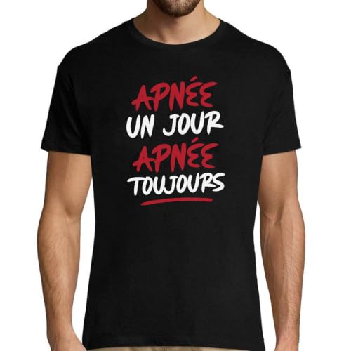 T-Shirt Homme Apnee Toujours : idée cadeau anniversaire humour papa