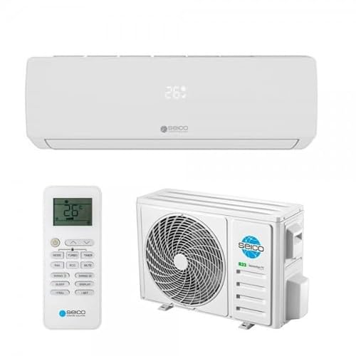 Bilake Equipo AA - calefacción y WiFi 2200 frigorías Aire Acondicionado Split Inverter silencioso al Mejor Precio Aire Frio Calor
