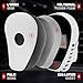 Boxing Pads for Men, Women, & Kids, Leather Focus Mitts for Martial Arts, Boxing Training, Curved Punch Mitts for Karate, Kickboxing,Muay Thai, Taekwondo