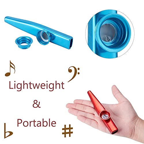 6 Pièces Kazoo Métal Kazoo de Musique flûte Kazoo Métal Diaphragme Kazoo de Musique Instrument Kazoo de Musique… - Les Beatles, Paul McCartney, John Lennon, RIngo Starr, George Harrison 6 Pièces Kazoo Métal Kazoo de Musique flûte Kazoo Métal Diaphragme Kazoo de Musique Instrument Kazoo de Musique… – Image 6