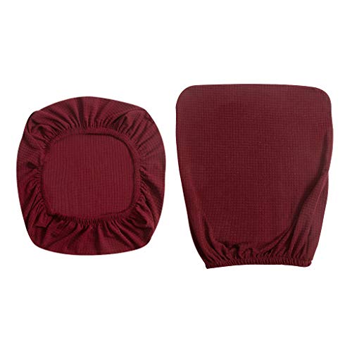 FORCHEER Desk Chair Cover, Stretch Office Chair Covers Two Piece for Split Office Chair Stretchable