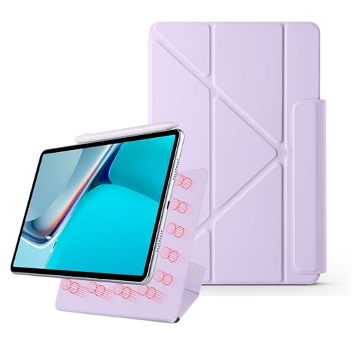 Funda para Huawei Matepad 11 2021 carcasa ligera morada con soporte magnético 1