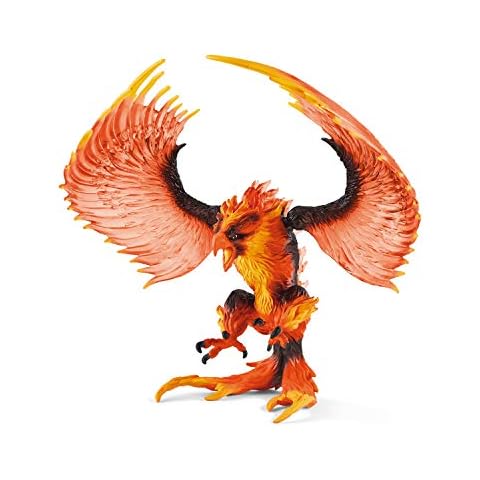 Schleich Eldrador Fire Eagle Toy with Movable Wings Cover