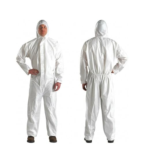 Supreme TTF Disposable Coveralls Overalls Boiler Paper Protective Suit Painter Healthcare (3XL)