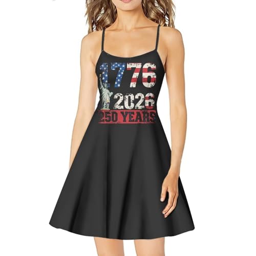 Image of Cozeyat Women Girls Summer Sleeveless Dress Casual Swing Beach Cover Up Knee Length Dresses,Large Size XS-4XL
