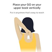 Vista 4 de Upright GO Adhesive Replacement Pack for GO 2 & GO S (Pack of 10)