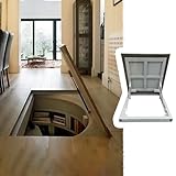 【Utilisations multiples】 : Les portes d'entrée dissimulées peuvent servir d'abris anti-tempête, de portes de secours, de portes de sous-sol ou de portes de vide sanitaire. Elles peuvent être installées dans des endroits tels que des pièces secrètes, des caves, des sous-sols, des caves à vin et des ouvertures de plafond.