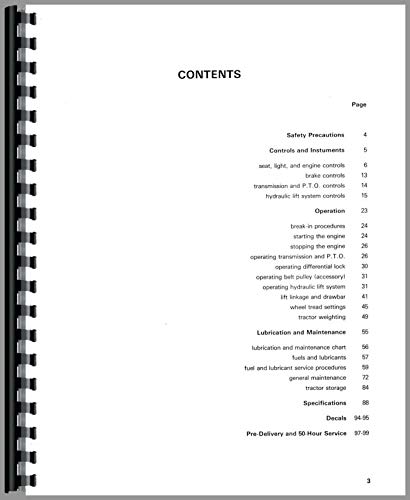 Ford 5610 Tractor Operators Manual (1983-1985) (Diesel)