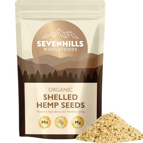 Sevenhills Wholefoods Organic Shelled Hemp Seeds European 1kg