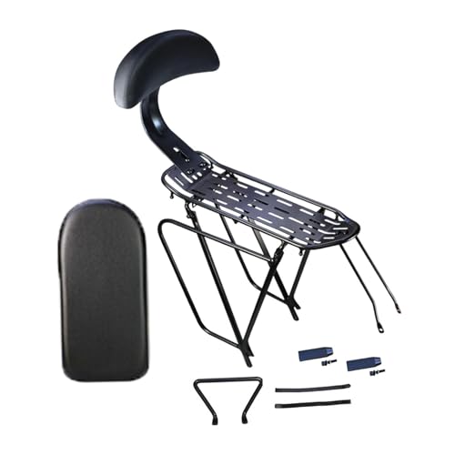 predolo Bike Rear Cargo Rack Bicycle Carrier Durability Easy to Install Strong Load Capacity Replace Bracket Luggage Cargo Rack, Style D