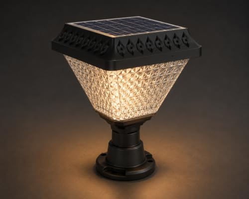 Image of Solar Light Outdoor 10W LED Main Gate Light RGB Pack of 1 | Waterproof, For Pillar, Compound Wall and Garden, ABS Material, Home Decoration Lamp
