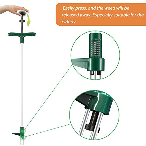 Walensee WT-001G Weed Puller, Stand Up Weeder Hand Tool thumb #4