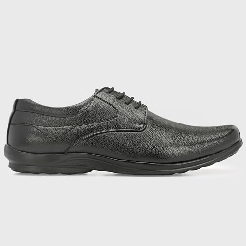 Image of Centrino Formal Shoes for Men | Lightweight Comfortable Office Shoes for Man Stylish | Cushioned Insole Lace-Up Shoes for Men | Durable TPR Sole | Trendy Classic Design Footwear for Men (8117)