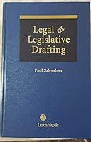 Legal and Legislative Drafting J. Paul Salembier 0433453613 Book Cover