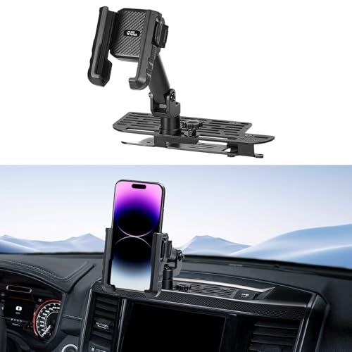 JOYTUTUS Metal Dash Mount Phone Holder Compatible with 2019+ RAM ...
