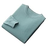  Pull À Col Ras du Cou pour Homme 100% Pure Laine Mérinos Haut Fin Automne Et Hiver Bean EN8 XL