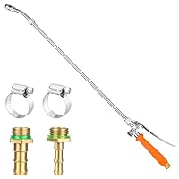 Sprühstab, Sprühlanze mit Düse, Verstellbarer Ersatz-Universal-Sprühstab, 3/8 Zoll & 1/4 Zoll Messing Barb Universal Sprühstab Ersatz, Hochdruckreiniger Sprühlanze Sprühstab für Gärten, Obstgärten