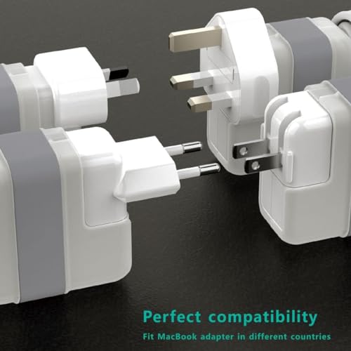 Image of Scout Case for MacBook & iPad Charger, 29w 30w 35w Apple Charger Case, Travel Cord Organizer, Apple Accessories (for Apple 29w 30w 35w Adapter) Gray