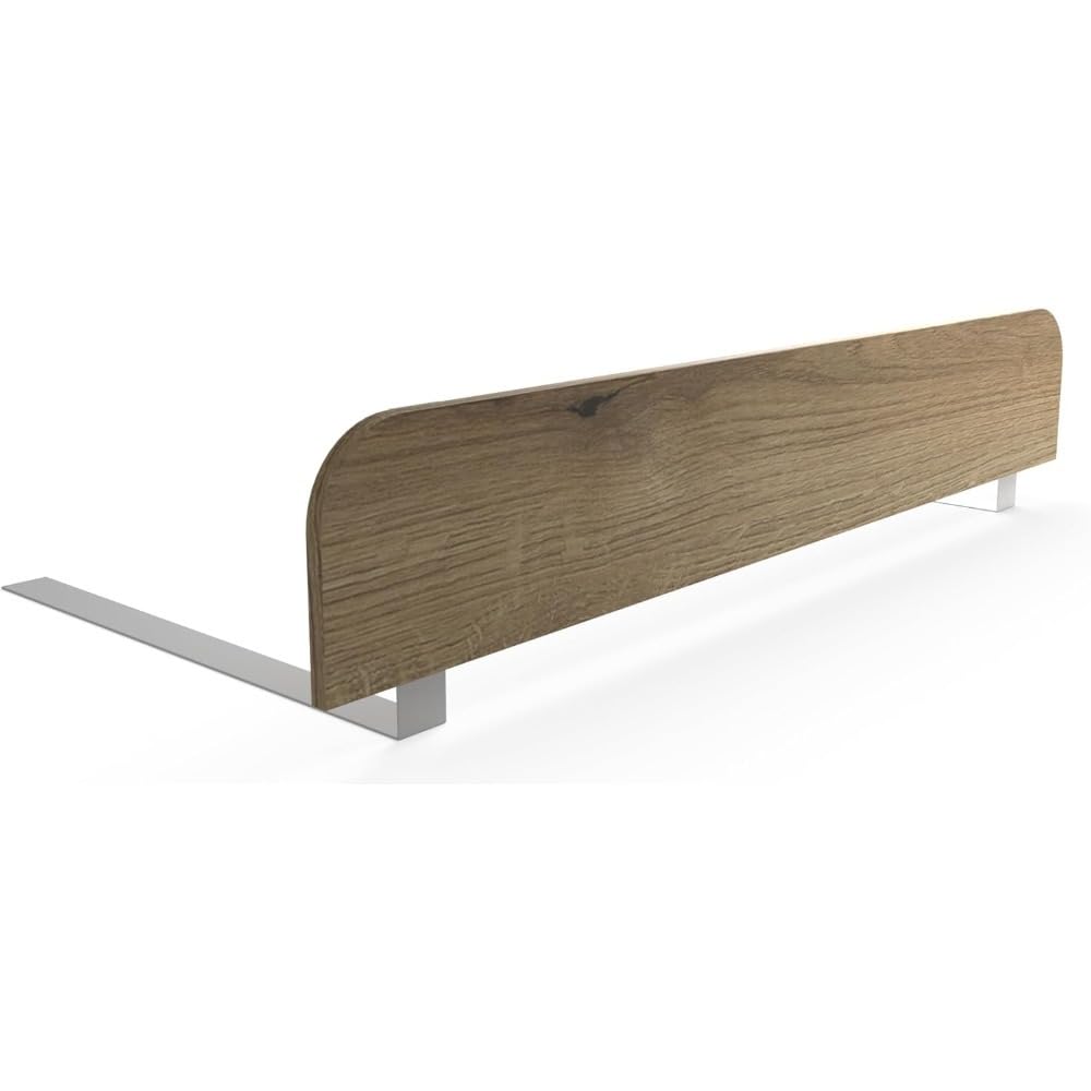 Barrière de lit enfant blanche 90x20cm en bois stratifié sans perçage