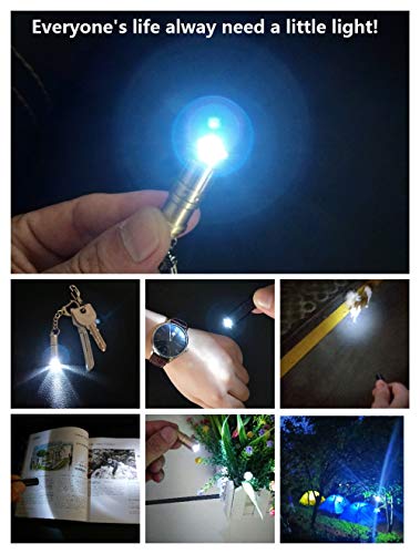 e1 Mini Llavero Micro Pequeño Flaghlight Luz Brillante Largo Negro - Imagen 26 de 39