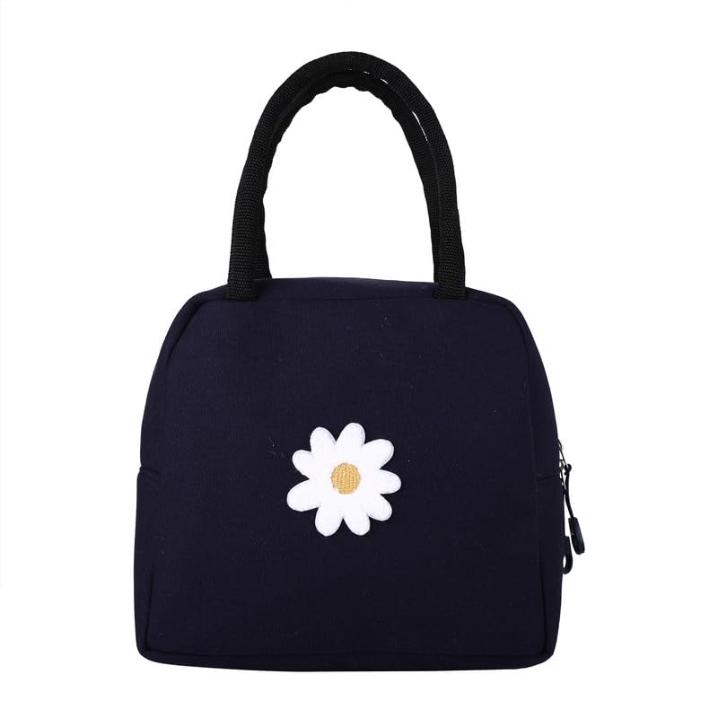 Image of ENSAC Lunch Bag for Men & Women | Tiffin Bag with Zip Closure & Double Handle | Reusable Hot & Cold Lunch Box Carry Bag for Office, School, Travel & Daily Use