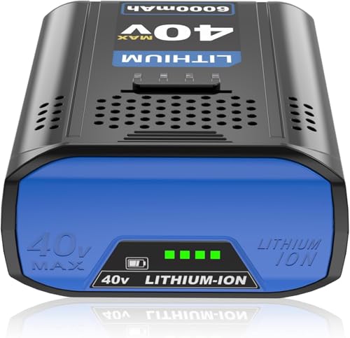 GERIT BATT 6.0Amps KM 2041B-06 Replacement for Kobalt 40V Battery(Blue-1PC)