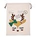 Produktbild Dasongff 1pcs Organizer Beutel Kordelzug Tasche Weihnachten Santa Sack Geschenk Taschen aus Segeltuch Aufbewahrungstasche 50x70cm Geschenksack Große Weihnachtsgeschenktüte
