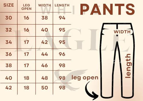 Premium Classic Chino Pants for Men By White Eagle (Beige,36)