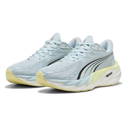 Puma Women's Velocity Nitro 4 Running Shoe, Sea Glass/Gold Moon, 10 US