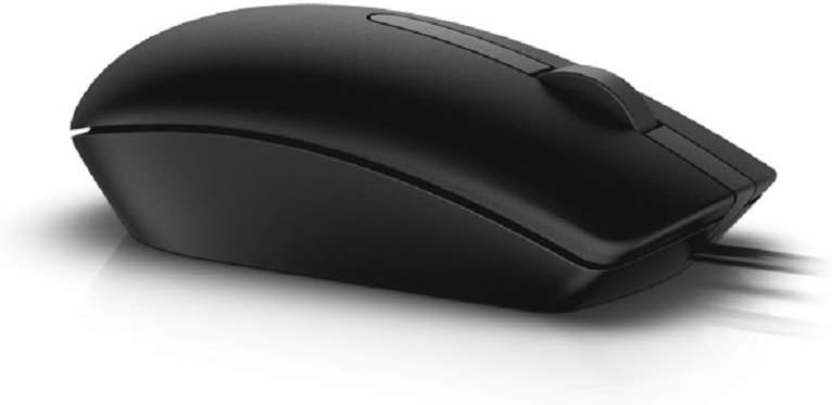 Dentsing MS116 Wired USB Optical Mouse Ergonomic Optical Mice Sensitivity 1000 dpi Cable Length 1.8m - 6 Months' Warranty