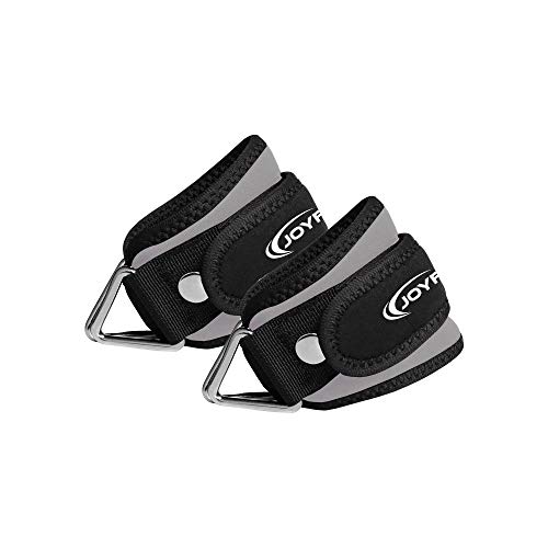 Image of Joyfit Padded Ankle Straps- for Cable Machine, Kickbacks, Glute Workouts, Leg Extensions, Curls & Hip Abductors with Padded Neoprene Support, Ideal for Men & Women [Pair]