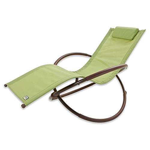 RST Brands OP-OL04-Grn Original Orbital Zero Gravity Patio Lounger