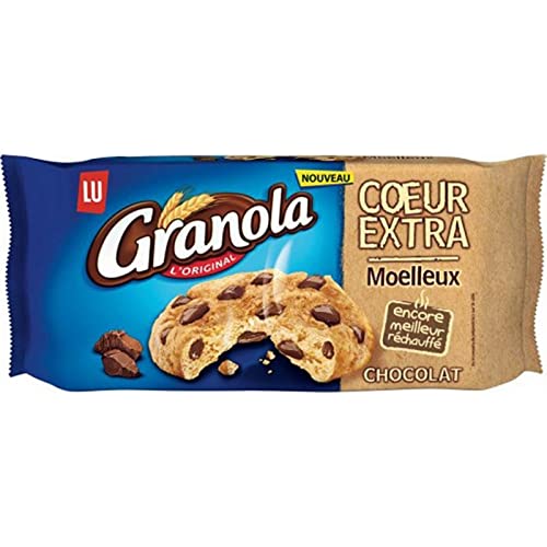 LU Granola El Original Corazón Extra Esponjoso Chocolate 182 g (lote de 6)