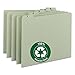 Smead Pressboard Guides, Plain, 1/5-Cut Tab (1-31), Letter Size, Gray/Green, 31 per Set (50369)