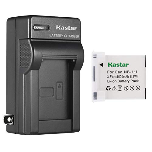 Kastar 1-Pack Battery and AC Wall Charger Compatible with Canon IXY 110F, IXY 220F, IXY 420F, IXY 430F, IXY 90F, PowerShot A2300 A2300 is, PowerShot A2400 A2400 is, PowerShot A2500 A2500 is Cameras