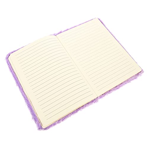 HOMSFOU Cuaderno de Unicornio de Peluche para Multifuncional para Escritura para Estudiantes Compacto