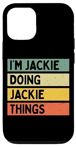 I'm Jackie Doing Jackie Things �ʔ������� �X�}�z�P�[�X iPhone 12/12 Pro �p