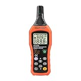 Protmex PT6508 Temperature Humidity Meter Thermometer Hygrometer with Ambient,Dew Point, Wet Bulb for Indoor and Outdoor, Min/Max Hold, LCD Backlight